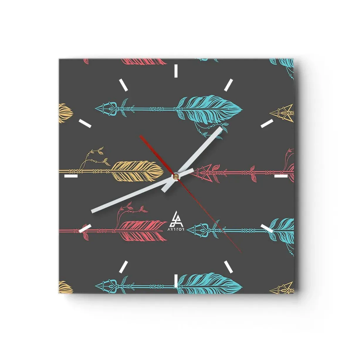 Zegar ścienny - W ordynku - 40x40 cm