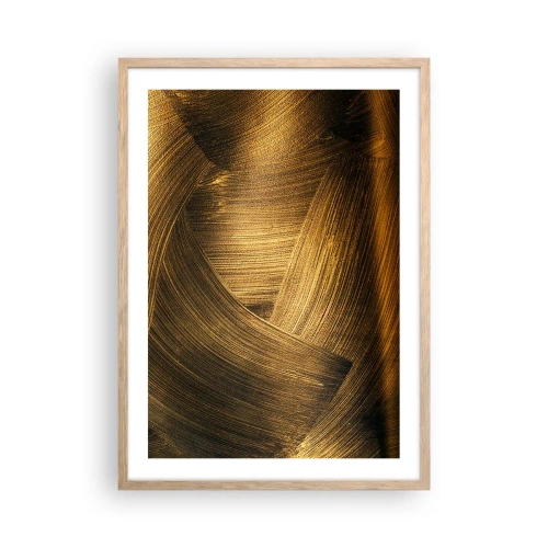 Plakat w ramie jasny dąb - W złotym labiryncie - 50x70 cm