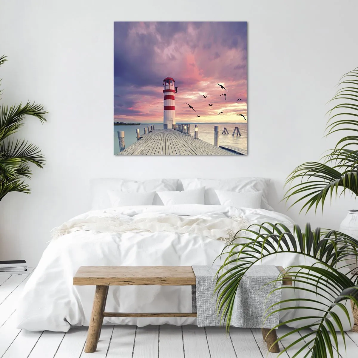 Obraz na płótnie - Pora do portu - 70x70 cm