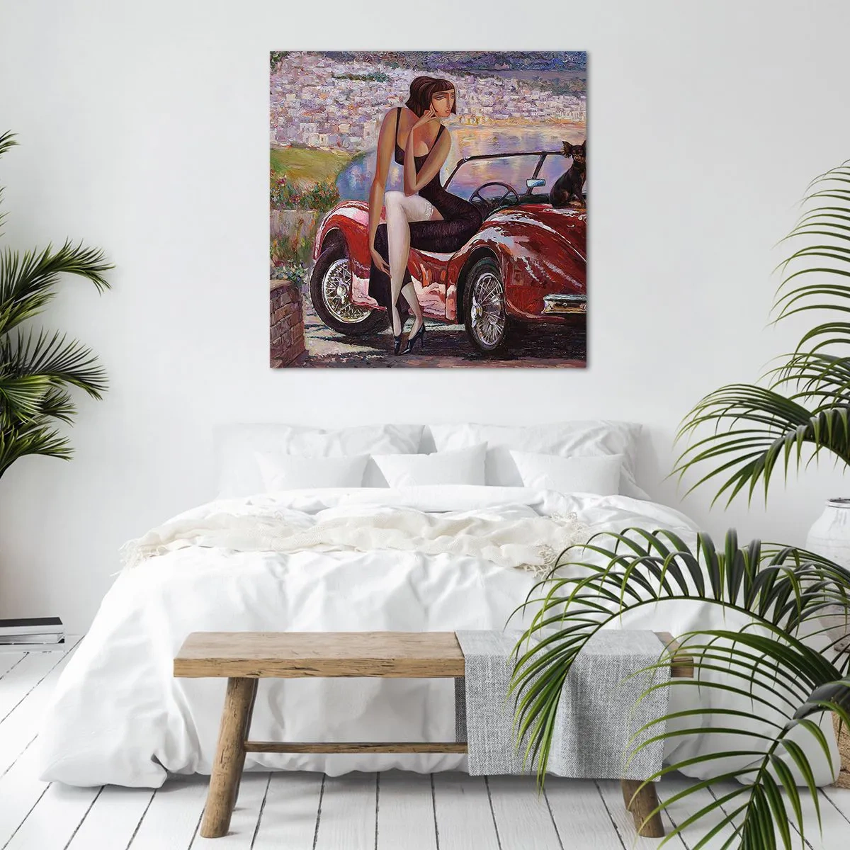 Obraz na płótnie - Lato? Tylko na Rivierze - 40x40 cm