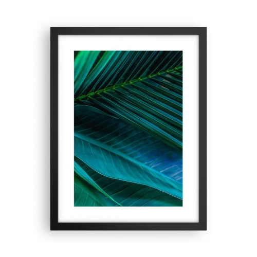 Plakat w czarnej ramie - Anatomia zieleni - 30x40 cm