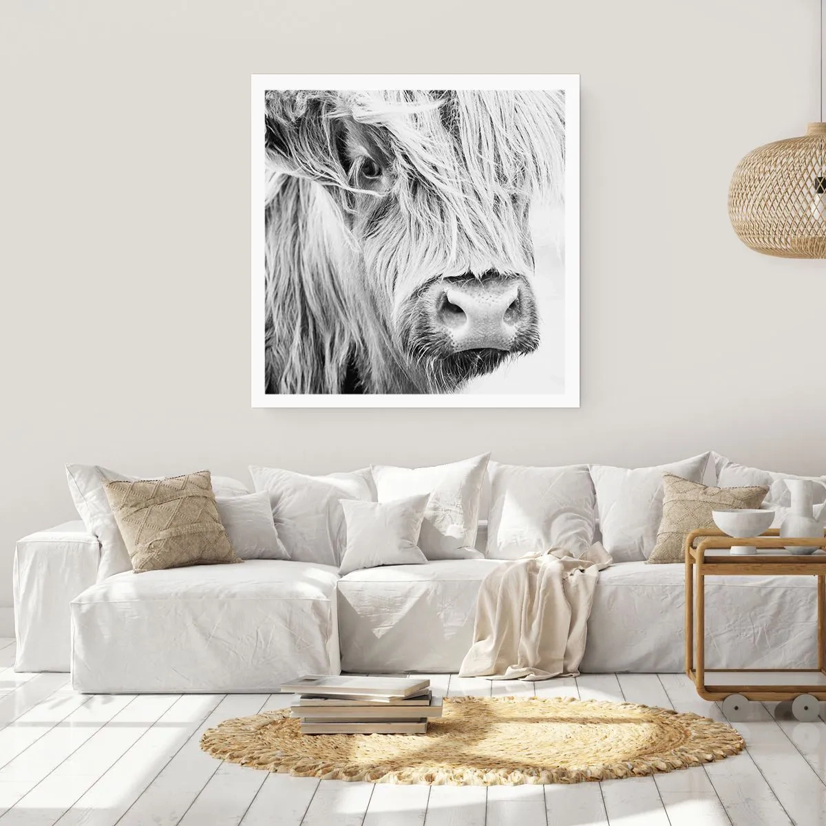 Plakat - Szkocka dzikość - 40x40 cm