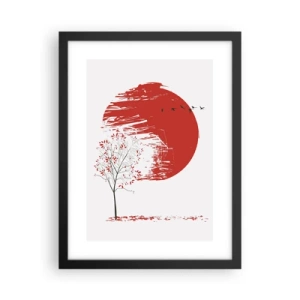 Plakat w czarnej ramie - Znasz li ten kraj? - 30x40 cm