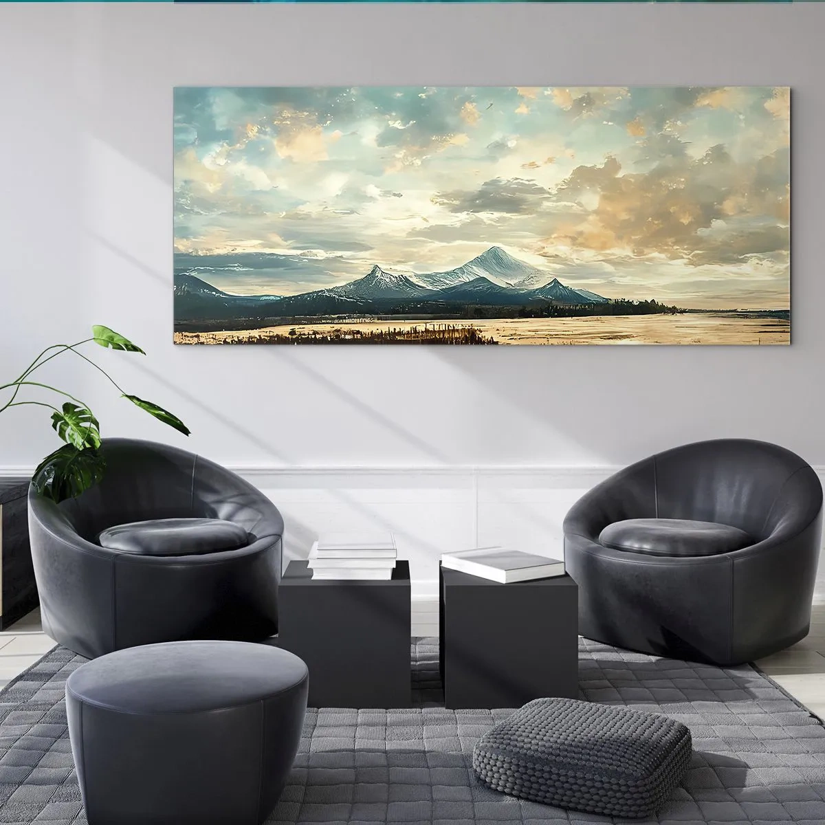 Obraz na szkle - Pod opieką nieba - 100x40 cm