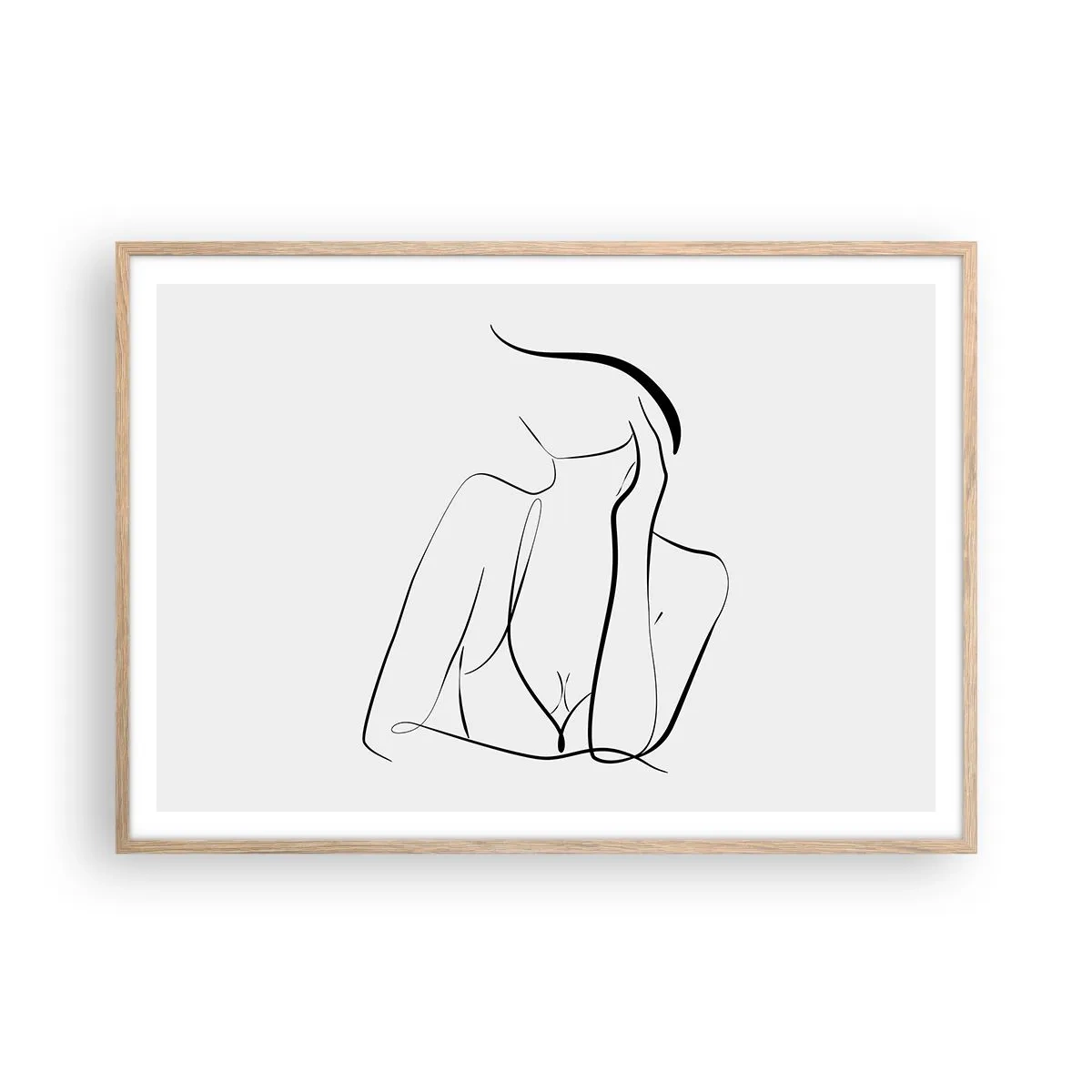 Plakat w ramie jasny dąb - Na fali marzeń - 100x70 cm