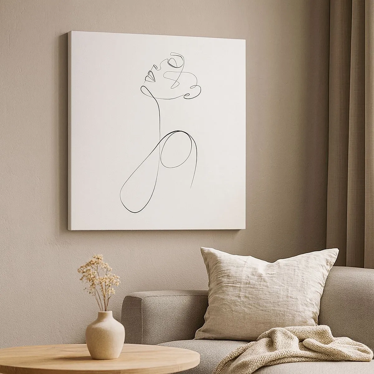 Obraz na płótnie - Zapętlona w marzeniach - 30x30 cm