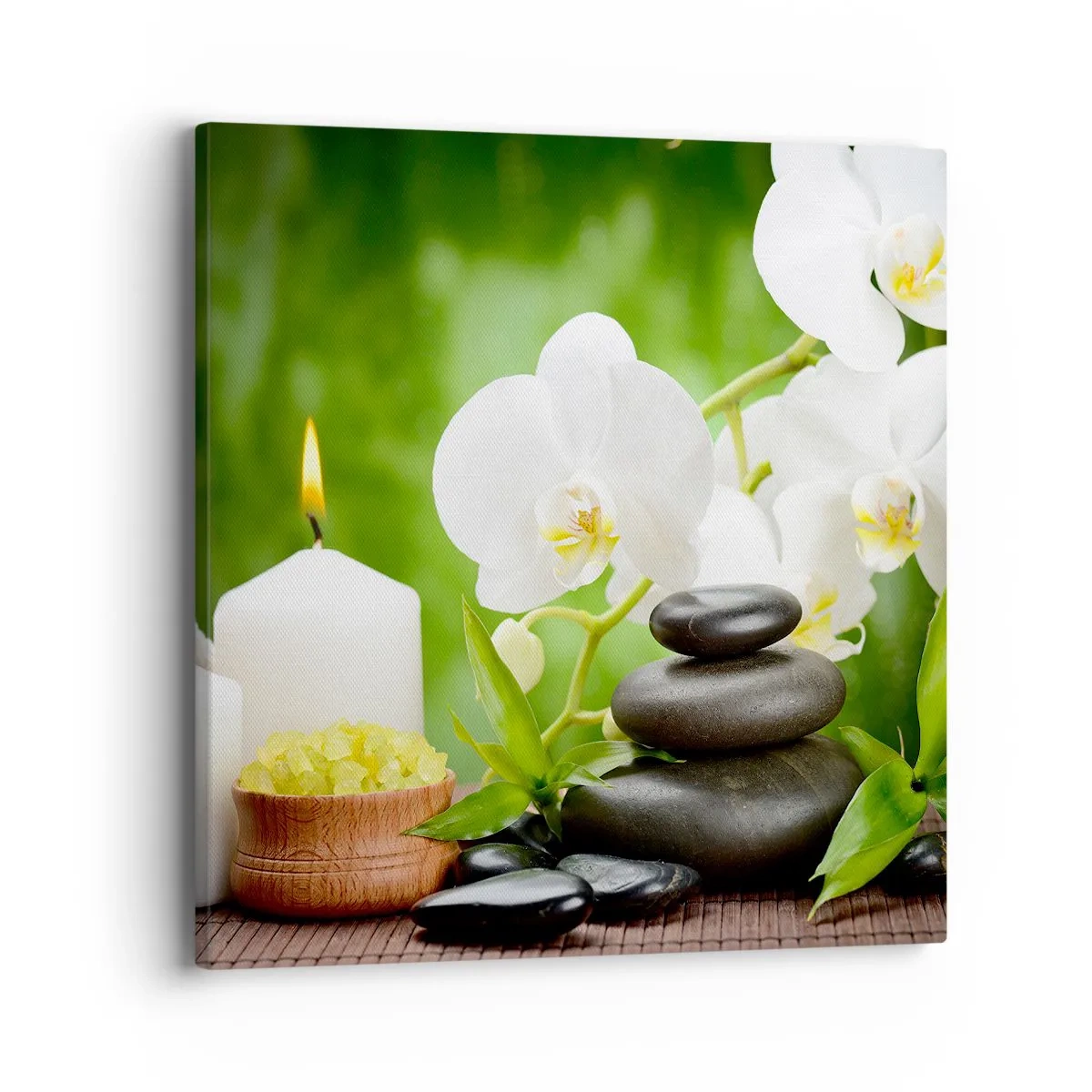 Obraz na płótnie - Wonny, kwiatowy, delikatny dotyk - 40x40 cm