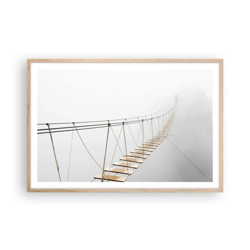 Plakat w ramie jasny dąb - Dokąd cię zaprowadzi? - 91x61 cm