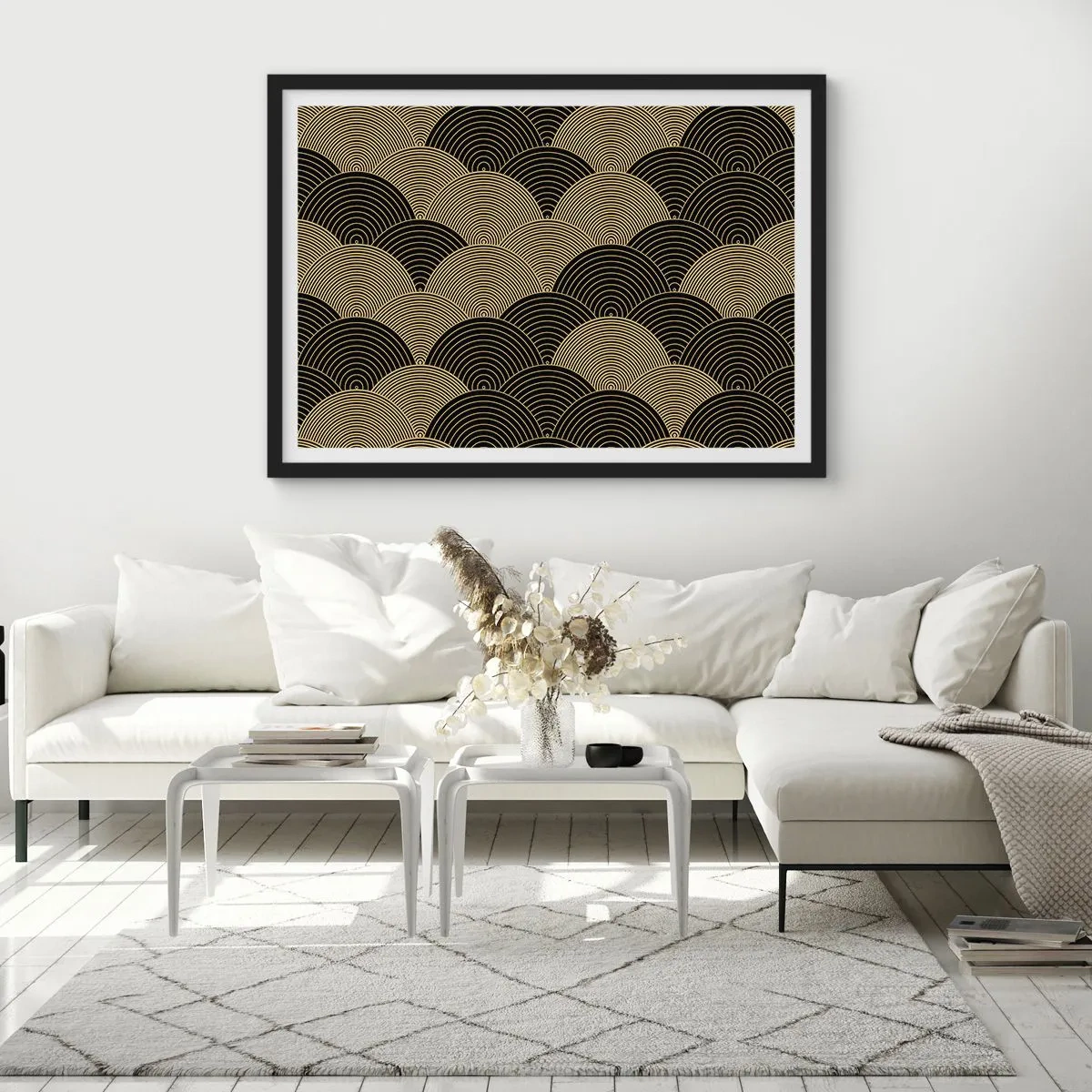 Plakat w czarnej ramie - Jedność w wielości - 50x40 cm