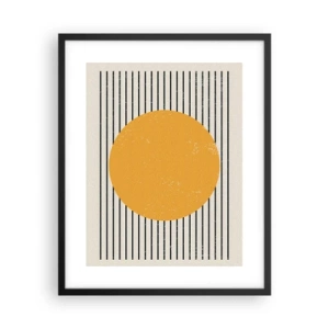 Plakat w czarnej ramie - Siła prostoty - 40x50 cm