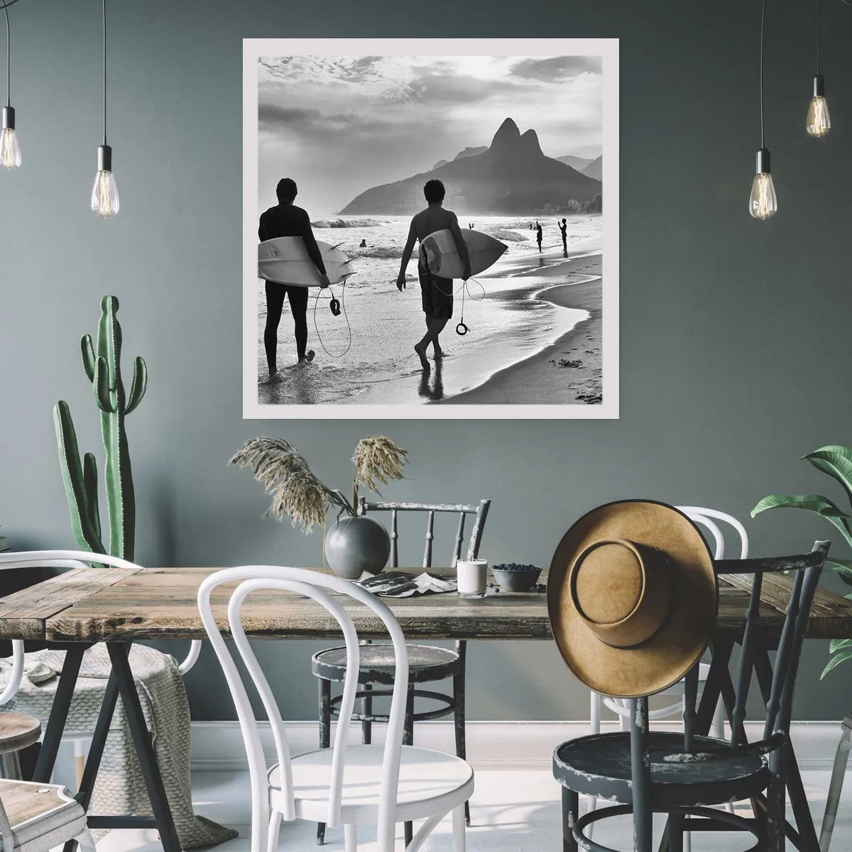 Plakat - Samba na jedną falę - 50x50 cm