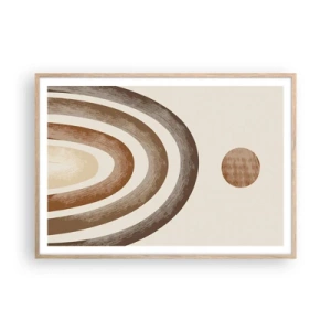 Plakat w ramie jasny dąb - W odległej galaktyce - 100x70 cm