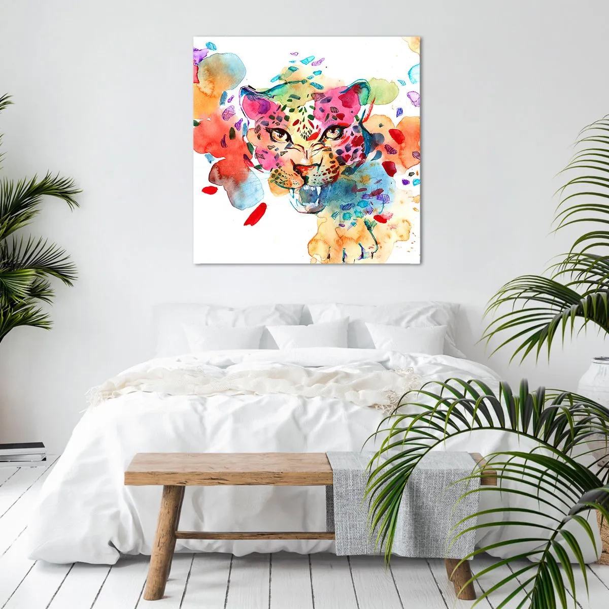 Obraz na płótnie - Piękna i bestia - 60x60 cm