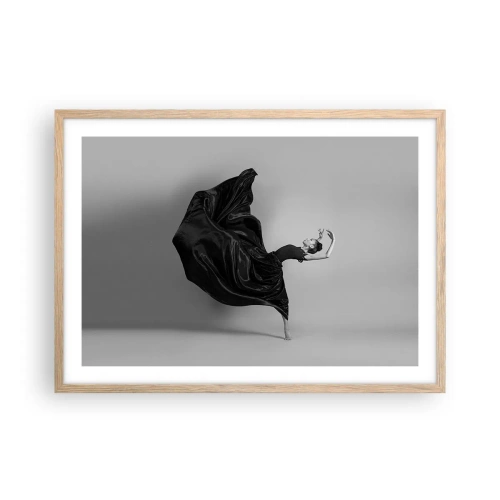Plakat w ramie jasny dąb - Uskrzydlona muzyką - 70x50 cm