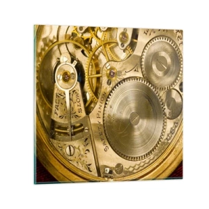 Obraz na szkle - Idź z duchem czasu - 70x70 cm