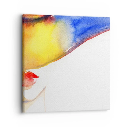 Obraz na płótnie - Portret damy - 30x30 cm