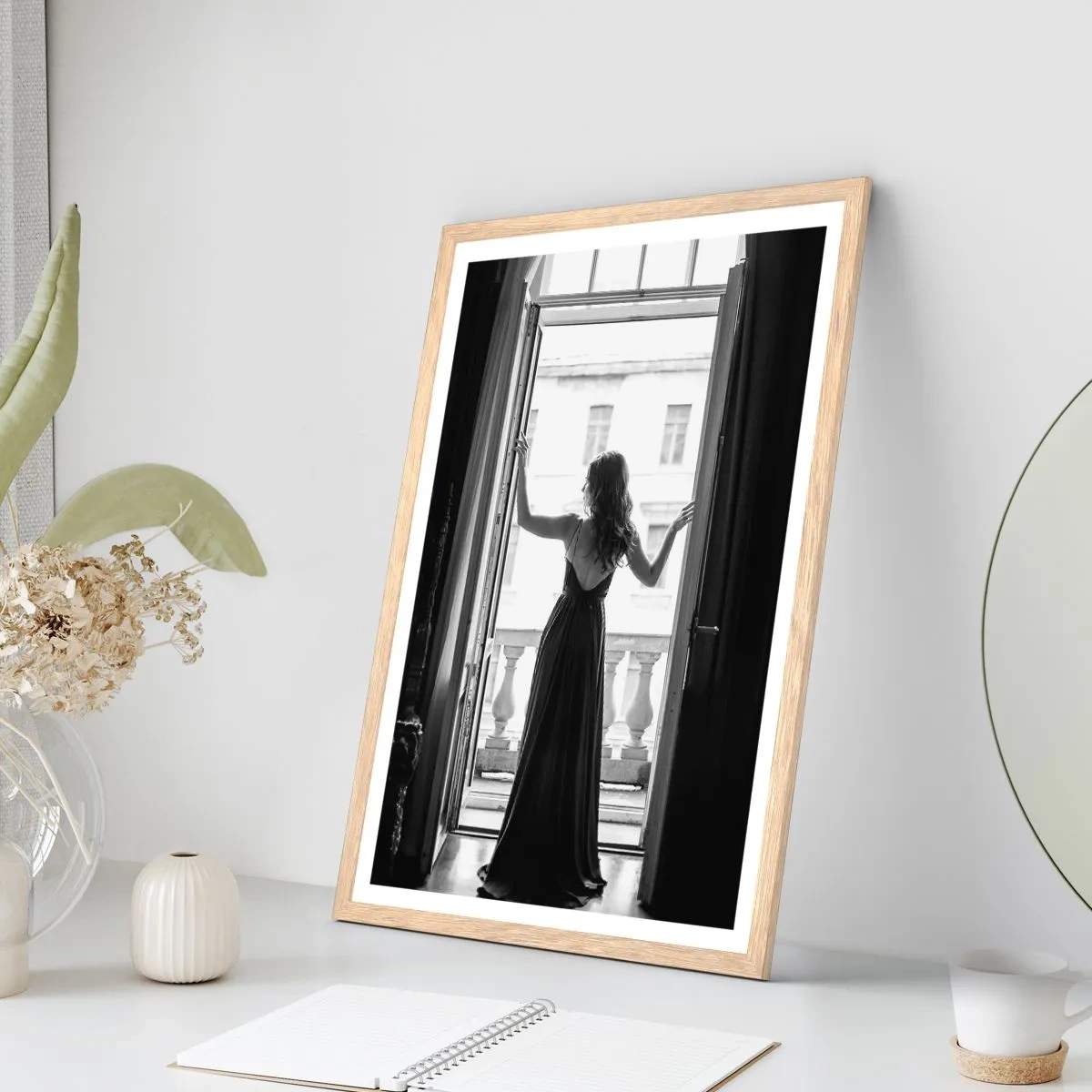 Plakat w ramie jasny dąb - W wielkim stylu - 70x100 cm