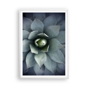 Plakat w białej ramie - Wabi i przestrzega - 70x100 cm