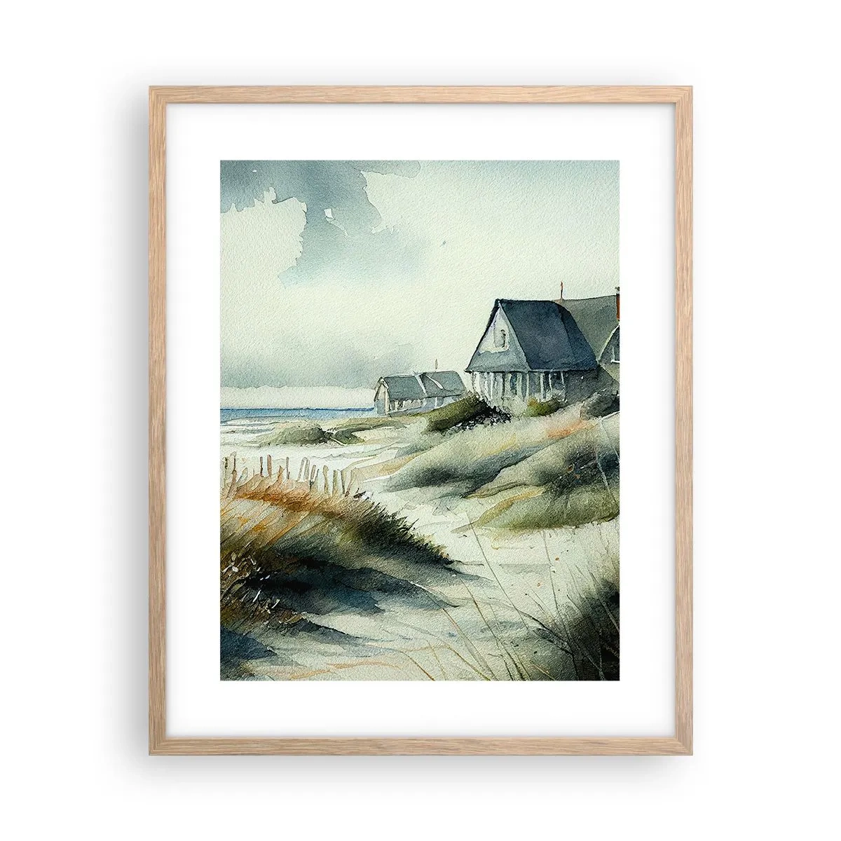 Plakat w ramie jasny dąb - Z dala od zgiełku - 40x50 cm