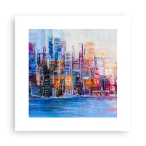 Plakat - Radosna metropolia - 30x30 cm