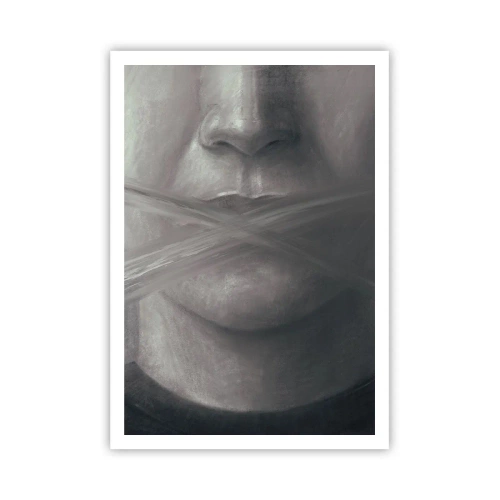 Plakat - Ani słowa - 70x100 cm
