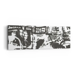 Obraz na płótnie - Porządek czy chaos? - 90x30 cm