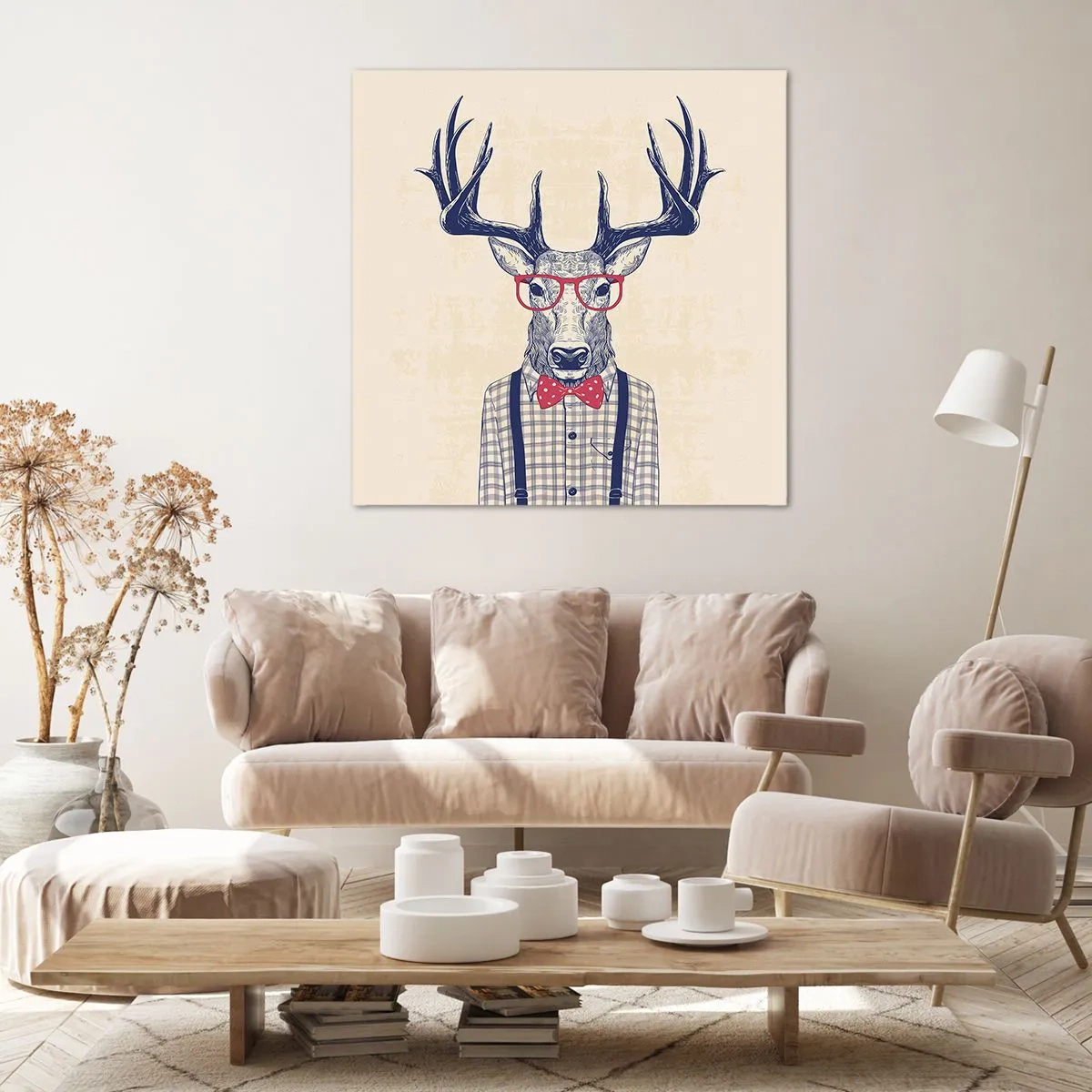 Obraz na płótnie - Zabawna ekstrawagancja - 30x30 cm