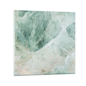 Obraz na szkle - Szlachetny chłód kamienia - 50x50 cm