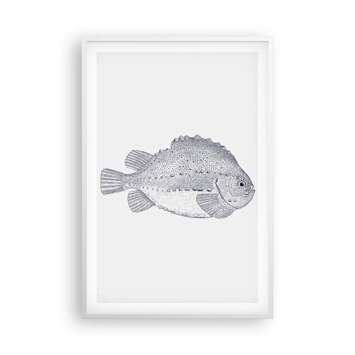 Plakat w białej ramie - Do albumu przyrodnika - 61x91 cm