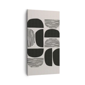 Obraz na płótnie - Połowiczne układy - 55x100 cm