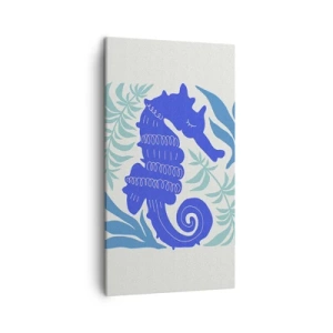 Obraz na płótnie - Na podwodnej łące - 45x80 cm