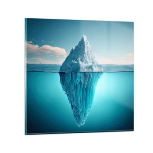 Obraz na szkle - Królowa lodu - 50x50 cm