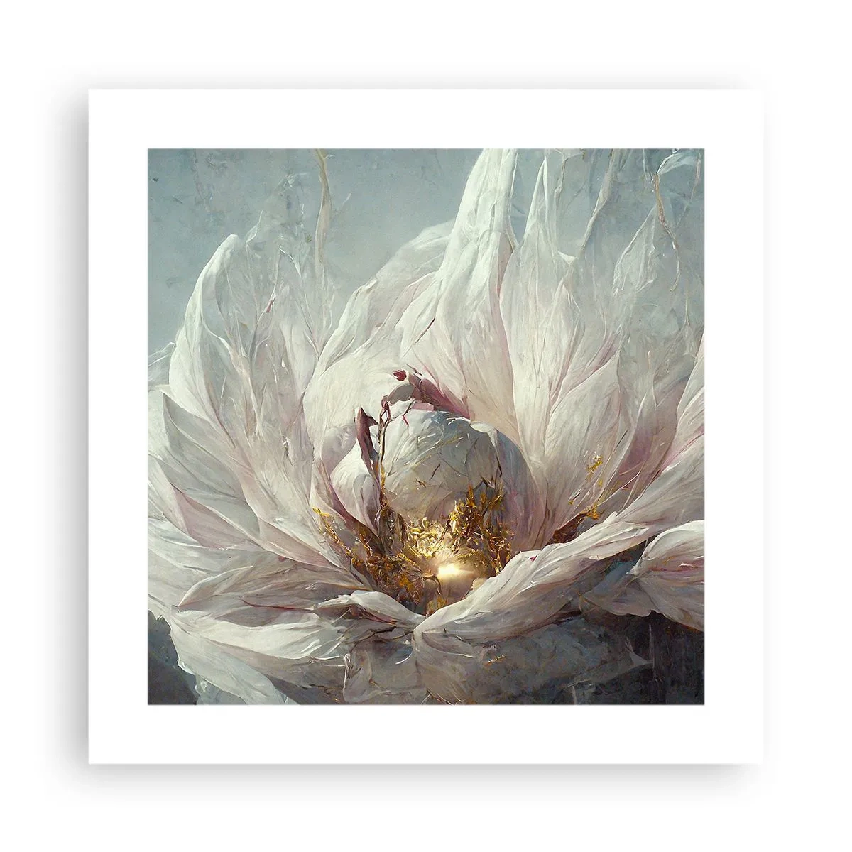Plakat - Rozkwita raz na sto lat - 40x40 cm