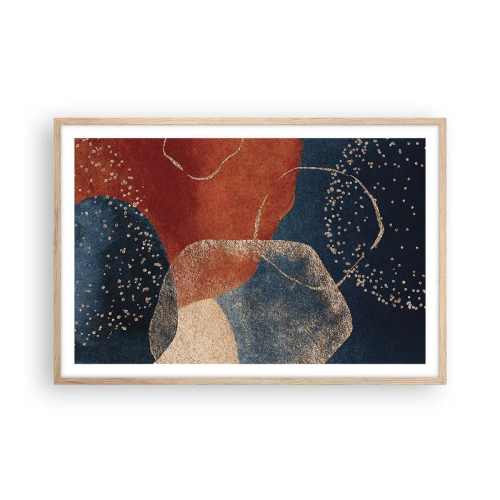 Plakat w ramie jasny dąb - Lekkość bytu - 91x61 cm