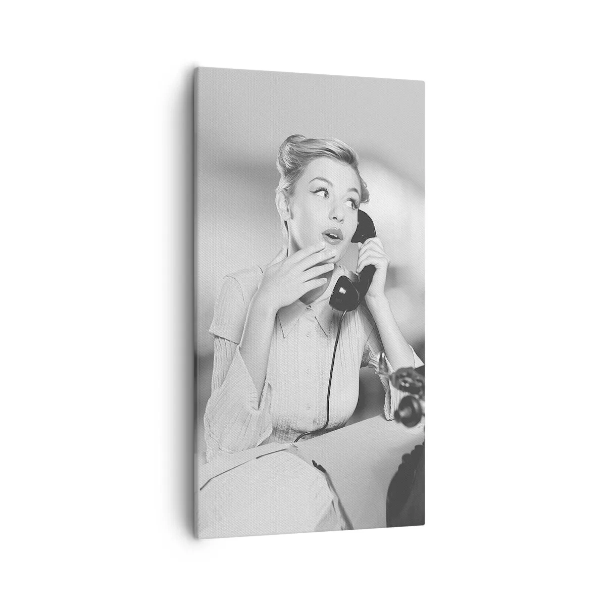 Obraz na płótnie - Halo, tu lata 50. - 55x100 cm