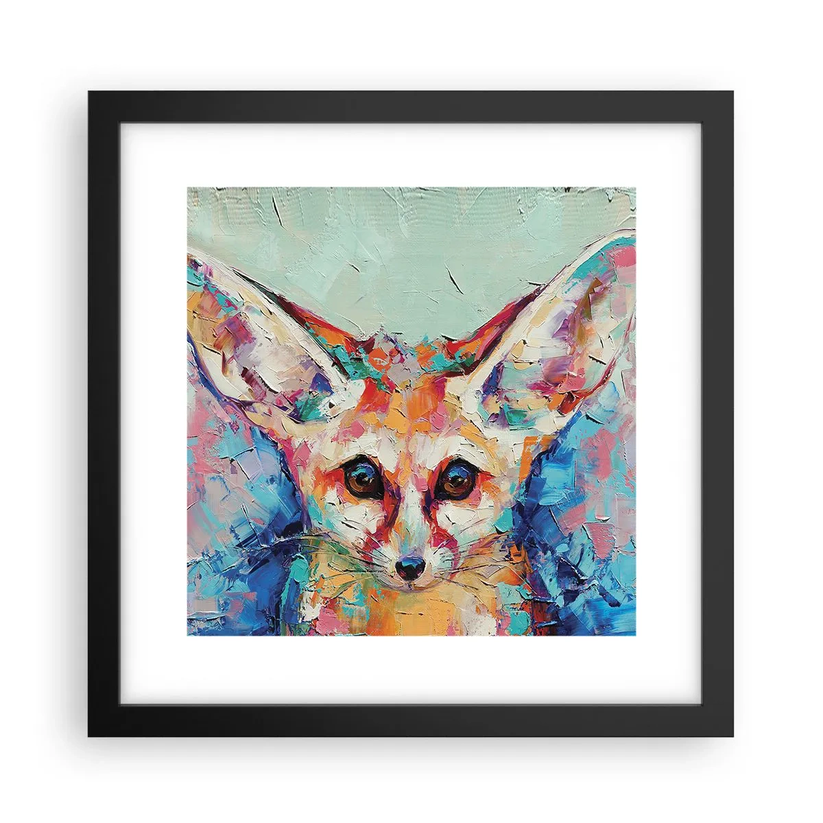 Plakat w czarnej ramie - Jesteście na mnie gotowi? - 30x30 cm