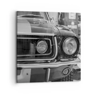 Obraz na płótnie - Ostra jazda - 70x70 cm