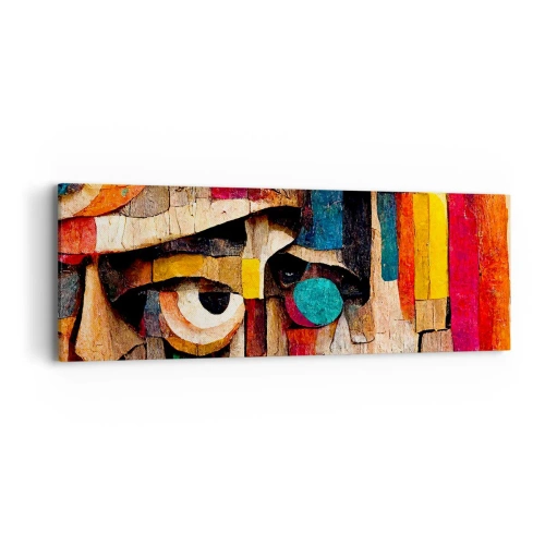 Obraz na płótnie - Widzę cię… - 90x30 cm