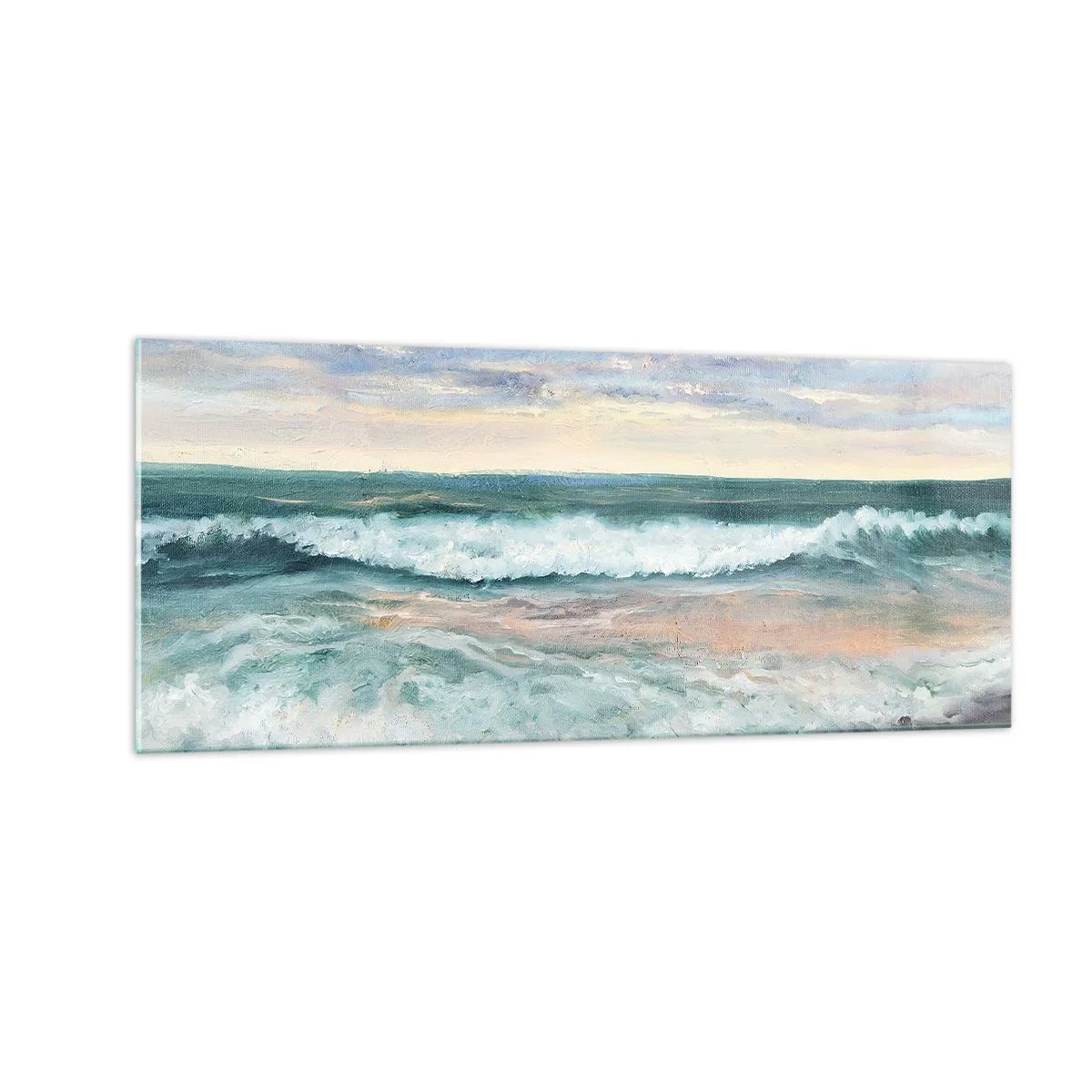 Obraz na szkle - Tutaj wygładzisz duszę - 100x40 cm
