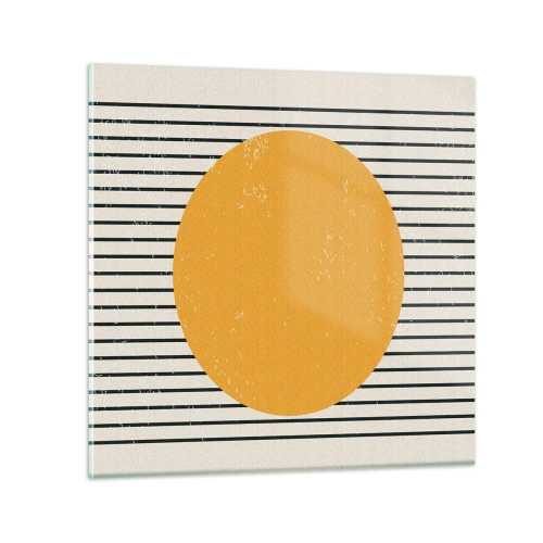 Obraz na szkle - Siła prostoty - 40x40 cm