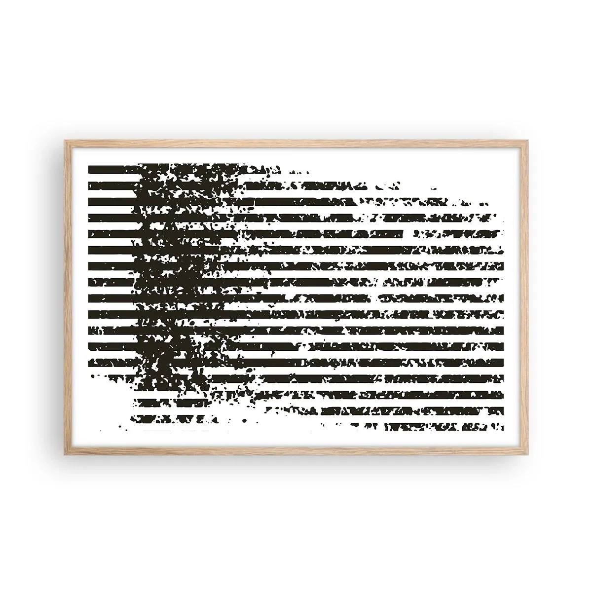 Plakat w ramie jasny dąb - Rytm i szum - 91x61 cm