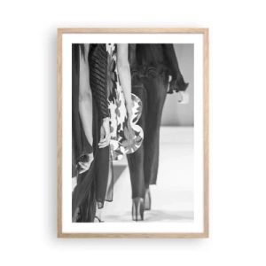 Plakat w ramie jasny dąb - Stylowa parada - 50x70 cm