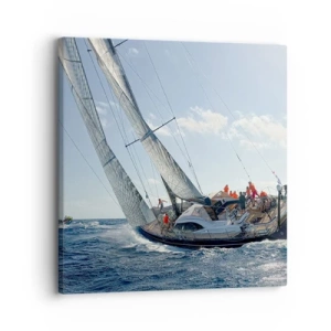 Obraz na płótnie - Niech zwycięży lepszy - 30x30 cm