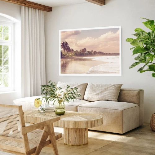 Plakat - Pieszczota fal - 40x30 cm