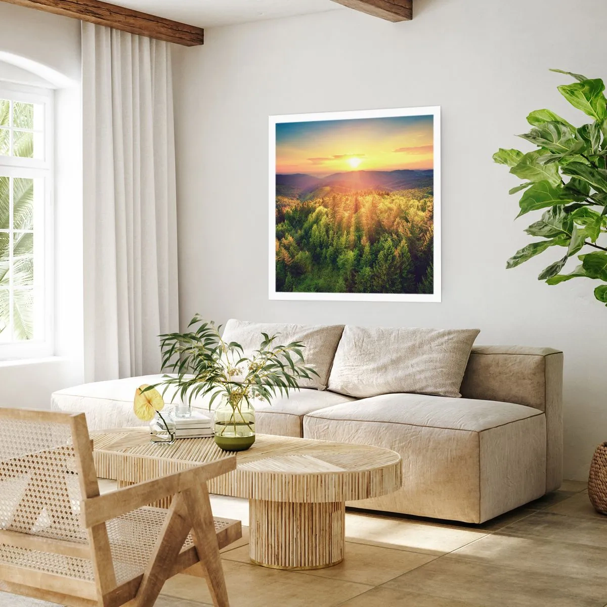 Plakat - Wierzchołki i szczyty - 30x30 cm