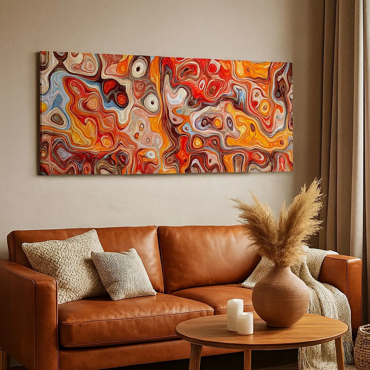 Obraz na płótnie - Gdyby orzechy rozpływały się w miodzie - 100x40 cm