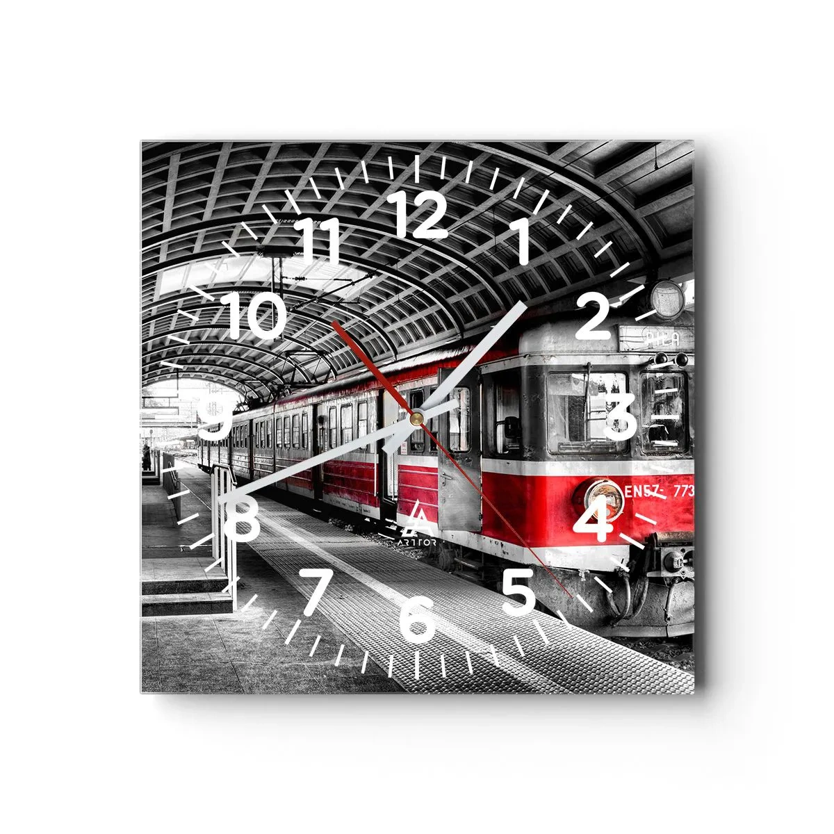 Zegar ścienny - Może to podróż życia? - 30x30 cm