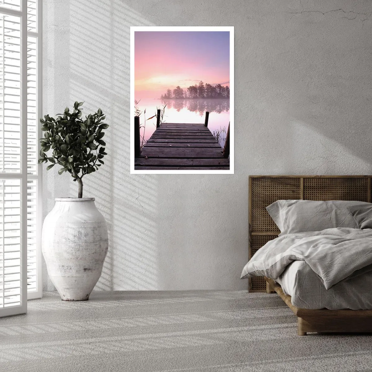 Plakat - Z liliowej mgły... - 30x40 cm