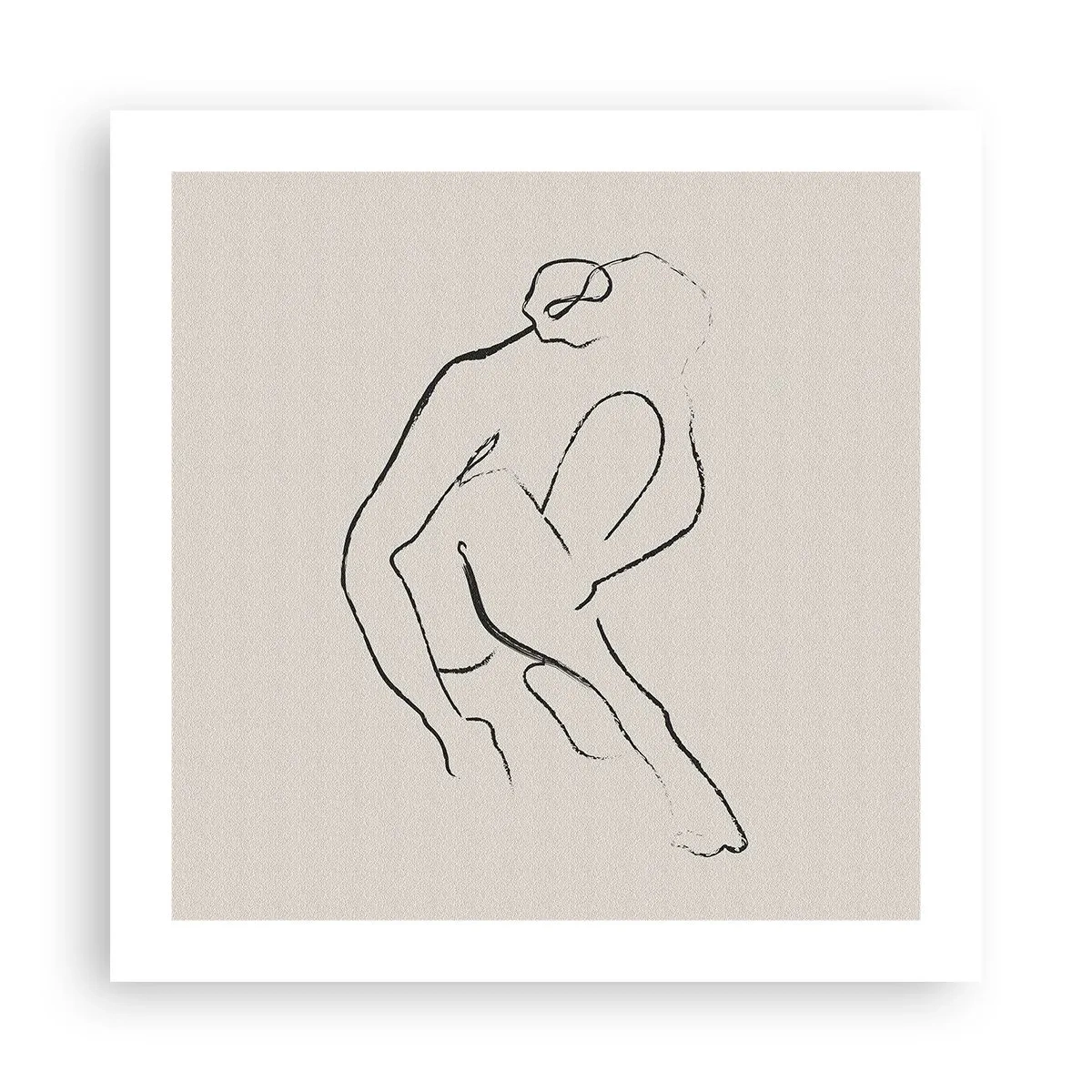 Plakat - Szkic intymny - 50x50 cm