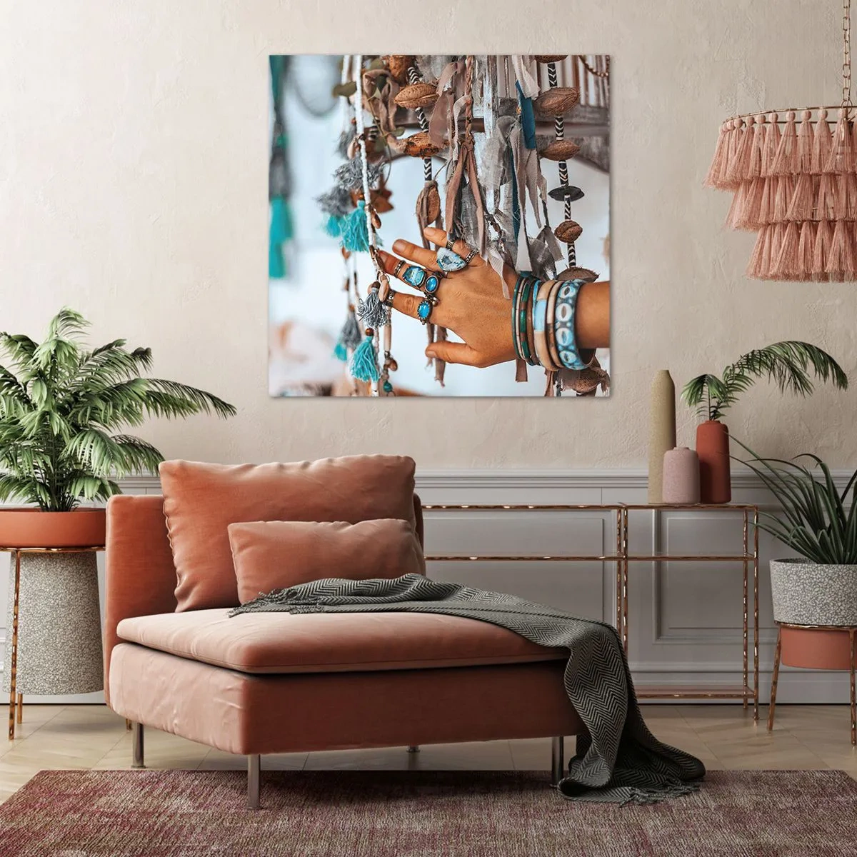 Obraz na płótnie - Lokalne skarby - 70x70 cm
